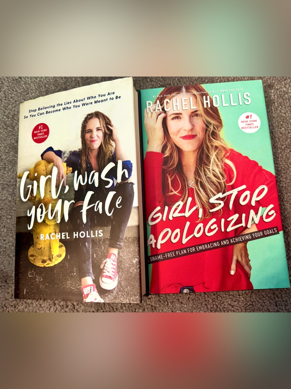 Book Bundle: Girl Wash Your Face & Girl Stop Apologiing by Rachel Hollis